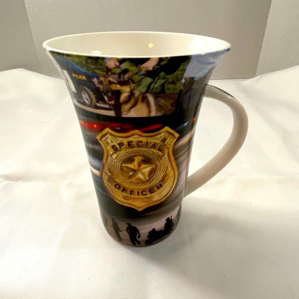 Special officer macintosh mug. 16oz fine bone china.Preowned No chips or cracks!
